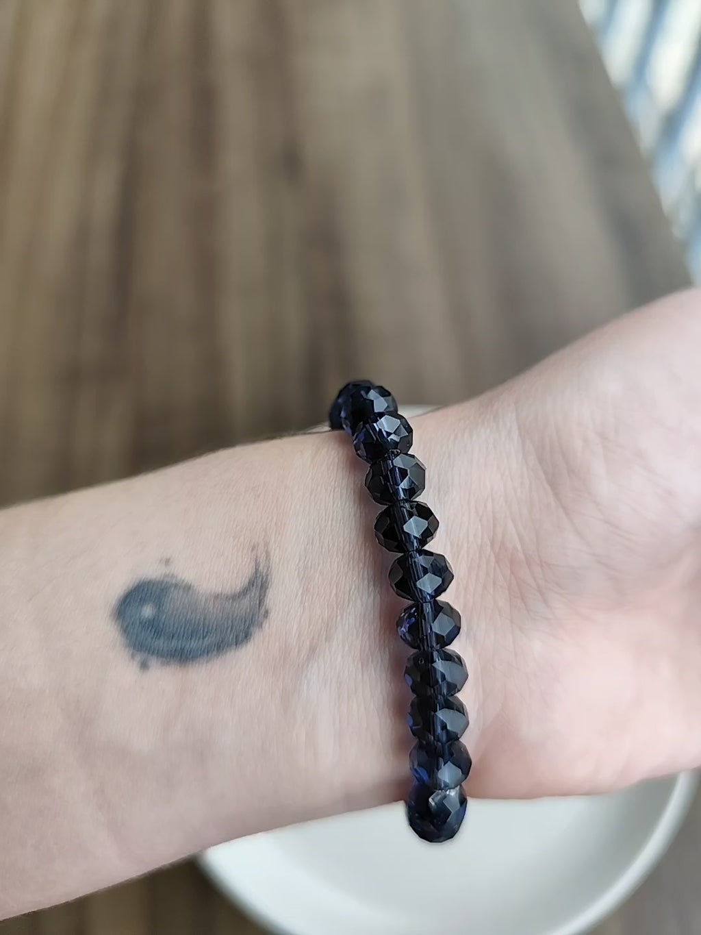 Pulseira Cristais Azul-marinho