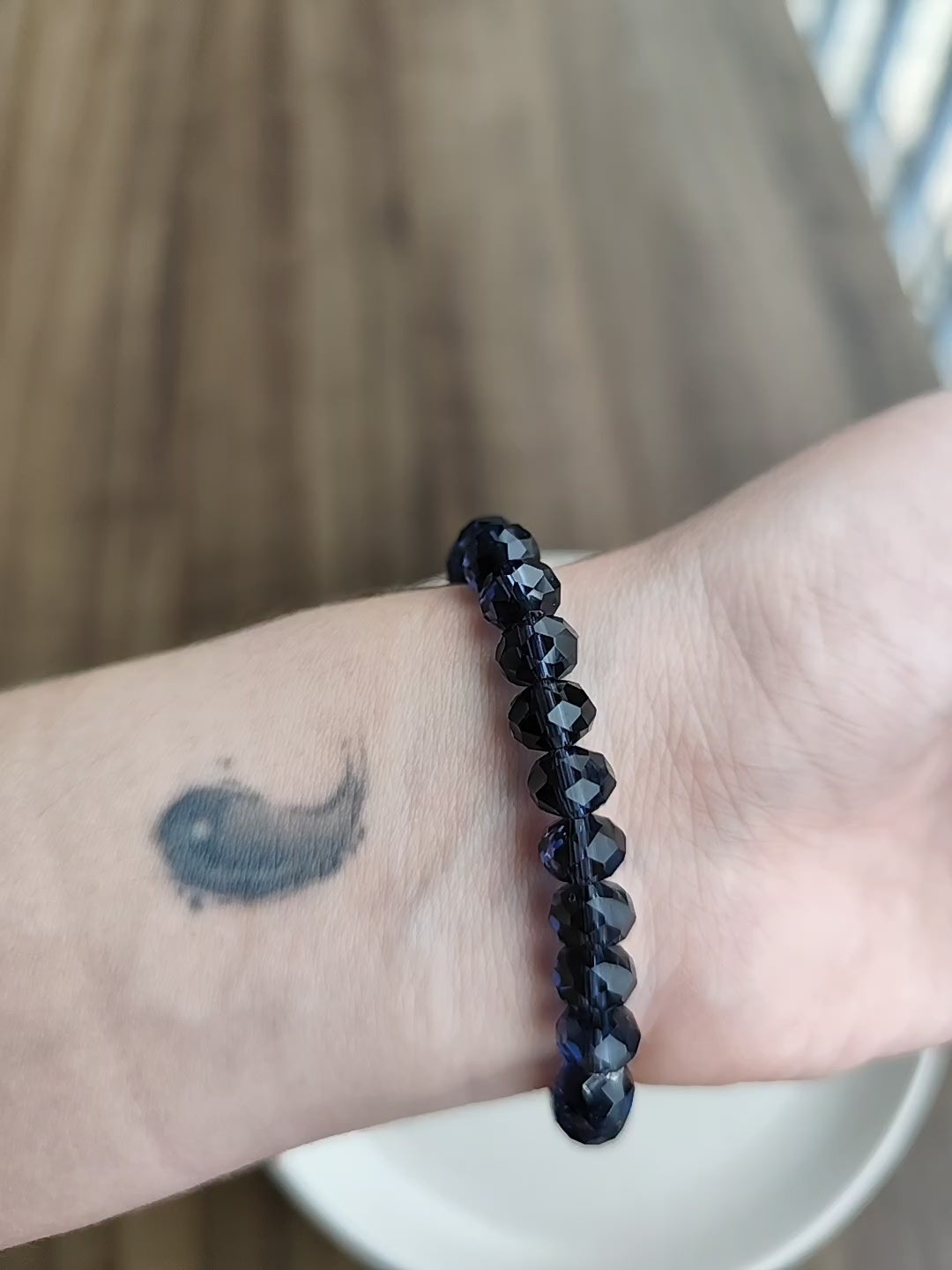 Pulseira Cristais Azul-marinho