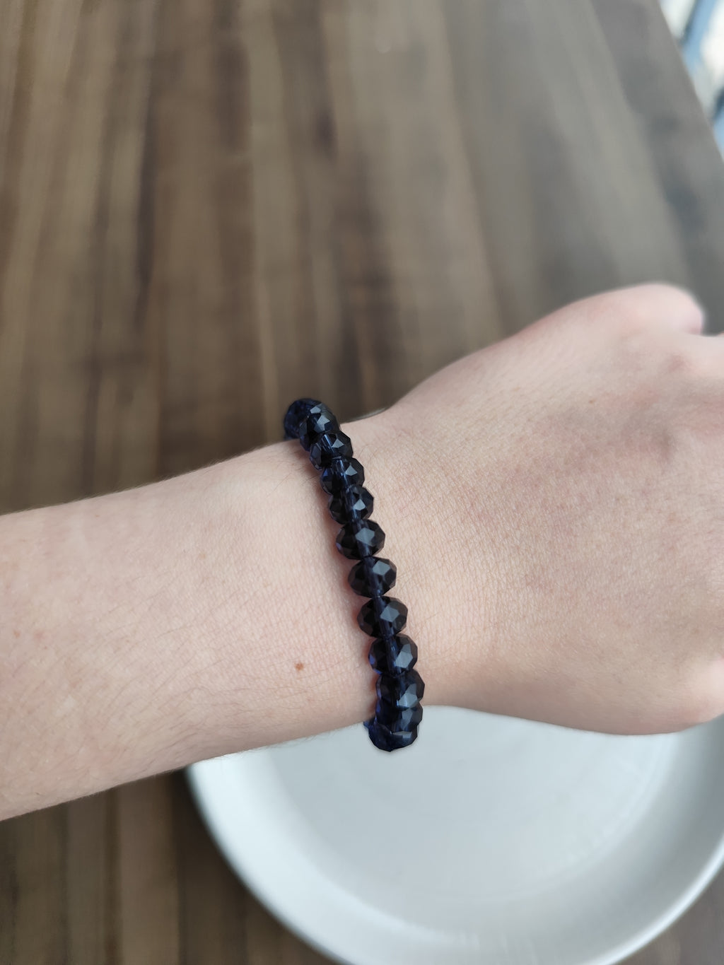 Pulseira Cristais Azul-marinho