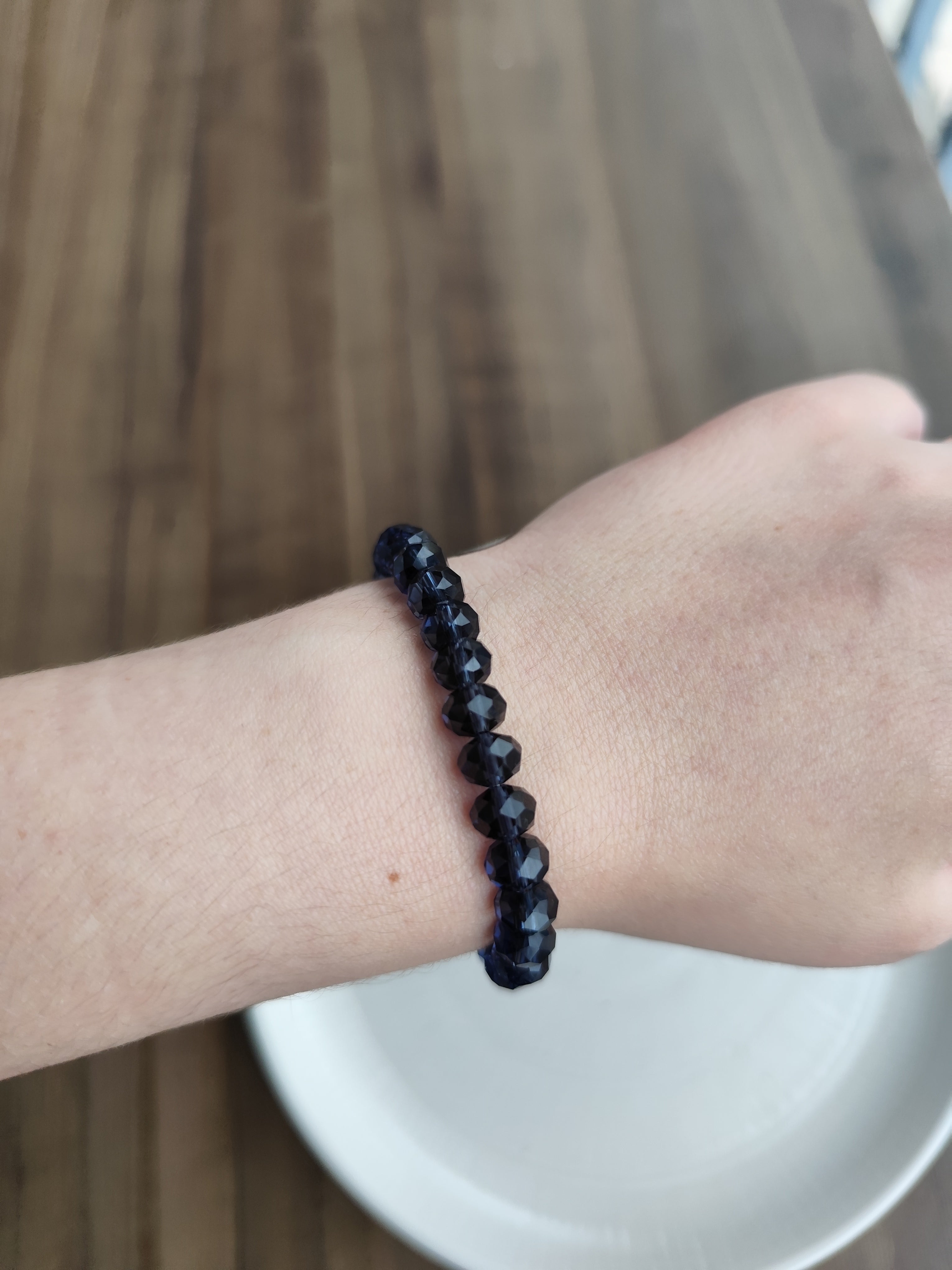 Pulseira Cristais Azul-marinho